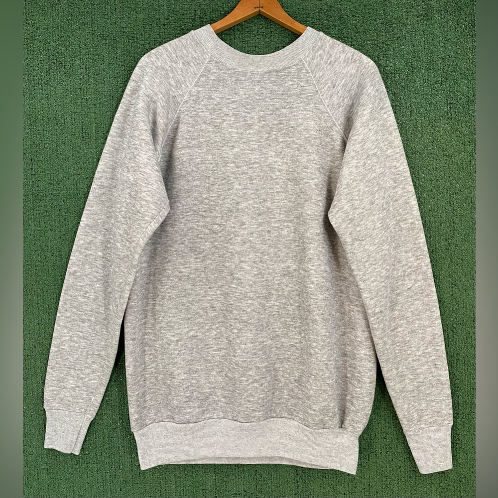 Vintage 90’s Gray Blank Raglan Sweatshirt Men’s Size Large